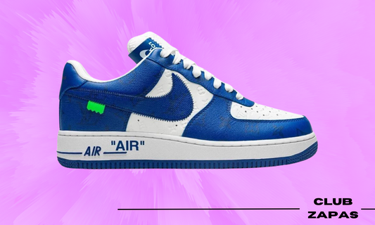Air Force 1 Low de Nike x Louis Vuitton Virgil Abloh Blue